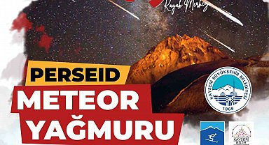 Meteor Yağmuru Kayseri'nin Zirvesi'nde izlenecek