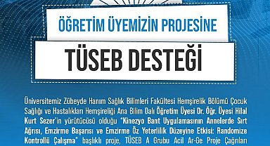 Niğde'de öğretim üyesinin projesine TÜSEB desteği