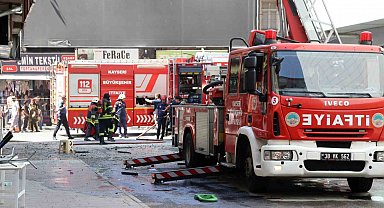 Tüp patladı, ortalık savaş alanına döndü