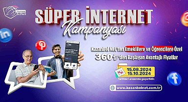 Ucuz ve güvenli internetin adresi 'Kazanbel Net'