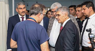 Vali Çelik'ten kaza yapan il müdürlüğü personeline ziyaret