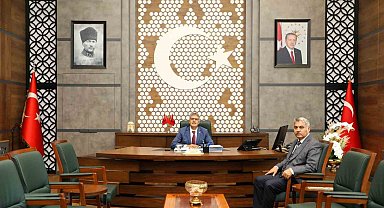 Yeni İl Emniyet Müdürü Delen'den Vali Çelik'e ziyaret
