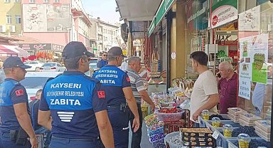 Zabıta ekiplerinden kaldırım ve yol işgallerine denetim