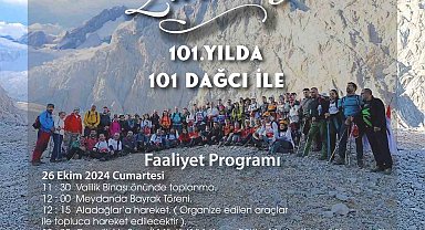 101 dağcı Aladağlar'da zirve yapacak