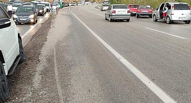 Ankara-Çankırı yolunda zincirleme kaza