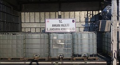 Ankara'da KOM ekipleri 10 bin litre etil alkol ele geçirdi
