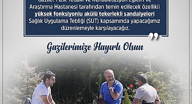 Bakan Işıkhan: "Gazilerin tekerlekli sandalye ihtiyacını SGK karşılayacak"