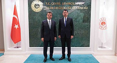 Bakan Kurum, İstanbul Büyükşehir Belediye Başkanı İmamoğlu'nu kabul etti