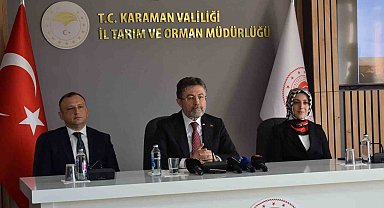 Bakan Yumaklı: "Tarımsal üretimle alakalı en önemli husus üretim planlamasıydı, 2024 içerisinde hayata geçirdik"