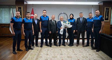 Başkan Büyükkılıç, Zabıta Teşkilatı kuruluş yıl dönümünde zabıta personelini kabul etti