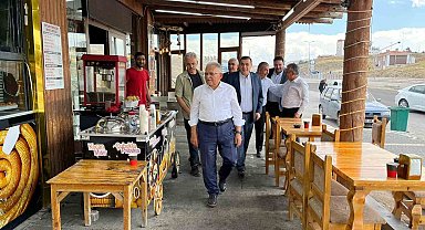 Büyükkılıç'tan, Kayseri'nin zirvesinde esnaf ziyareti