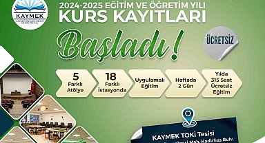 Büyükşehir KAYMEK'in Değer Gençlik Merkezi kurs kayıtları başladı