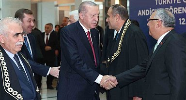 Cumhurbaşkanı Erdoğan, AYM'deki yemin törenine katıldı