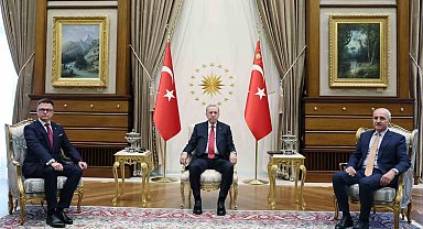 Cumhurbaşkanı Erdoğan, Polonya Meclis Başkanı Holownia'yı kabul etti