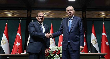 Cumhurbaşkanı Erdoğan: "Türkiye ve Mısır, Filistin meselesinde ortak bir duruşa sahiptir"