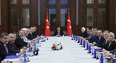 Cumhurbaşkanı Yardımcısı Yılmaz, Bağımlılıkla Mücadele Yüksek Kurulu toplantısında konuştu