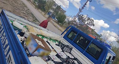 Jandarmadan sağlıksız süt ürünleri üretimi yapan iş yerine operasyon: Tonlarca bozuk ürün ele geçirildi