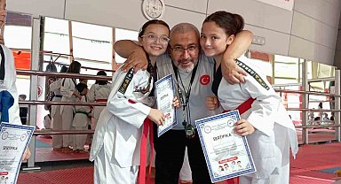 Kayseri'de Taekwondo kuşak terfi töreni yapıldı