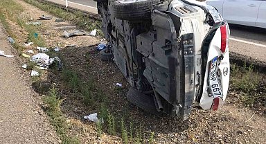 Kırşehir'deki trafik kazası: 5 kişi yaralandı