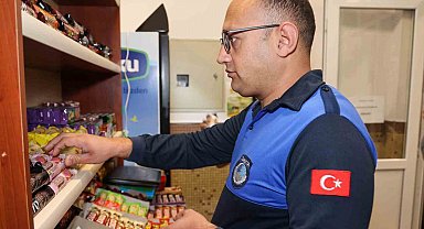 Meram Zabıtası'ndan okul kantinlerine sıkı takip