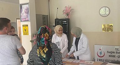 Niğde'de Halk Sağlığı Haftası'nda bilinçlendirme çalışmaları devam ediyor