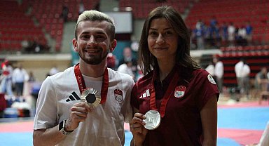 Paris 2024 Paralimpik Oyunları'nda tekvandoda madalya kazanan milliler Konya'da