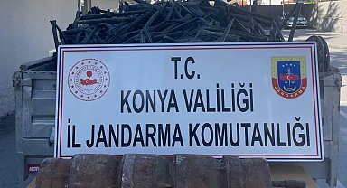 Tarladan sulama malzemesi çalan şüpheliler jandarmaya yakalandı