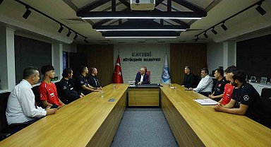 U-16 Milli Takımını konuk eden Büyükkılıç'tan Yüksek İrtifa Kamp Merkezi'nin kalitesine vurgu