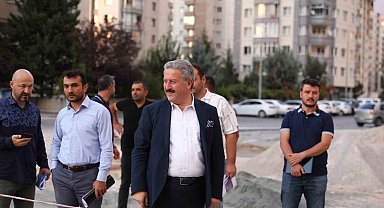 Yıldırım Beyazıt Mahallesi'ndeki ulaşımı kolaylaştıracak geniş çaplı kavşak çalışması hızla devam ediyor