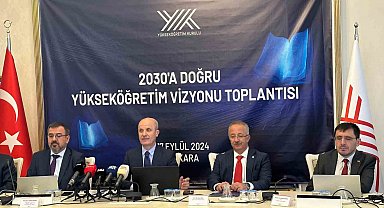 YÖK Başkanı Özvar, '2030 Vizyonu' için 5 bölgesel toplantı düzenleneceğini bildirdi