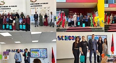 Yunus Emre Enstitüsü'nden, Arnavutluk'ta Türkçe öğrenen öğrencilere yönelik "Dilim ve Dünyam" temalı kompozisyon