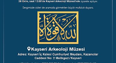 'Tarihin Akışında Meşhur Hattatlar' Kayserililerle buluşacak