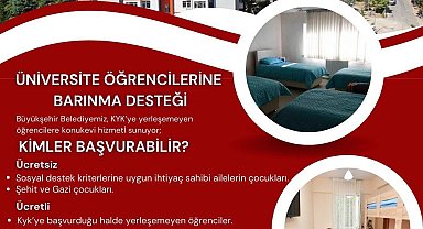 ABB'den öğrencilere 3 konukeviyle barınma desteği