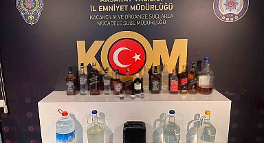 Aksaray'da kaçak içki operasyonu: 1 gözaltı