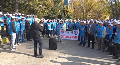 Ankara'da maden işçileri özelleştirmeye karşı eylem yaptı