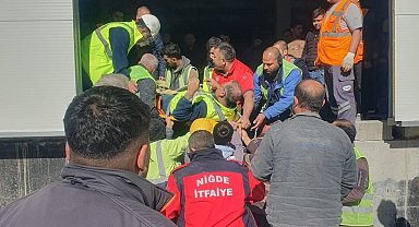 Asansör boşluğuna düşen şantiye şefi yaralandı