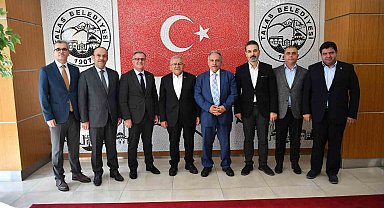 Başkan Büyükkılıç'tan Başkan Yalçın'a ziyaret
