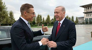 Cumhurbaşkanı Erdoğan, Finlandiya Cumhurbaşkanı Stubb'u resmi törenle karşıladı