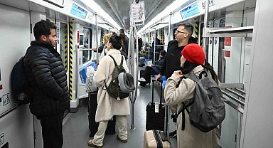 Gayrettepe-İstanbul Havalimanı Metrosunda rekor yolcu sayısı