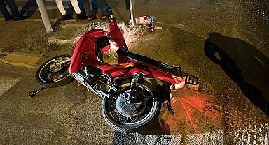Konya'da otomobille çarpışan elektrikli bisikletin sürücüsü yaralandı