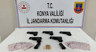 Konya'da silah kaçakçılarına operasyon