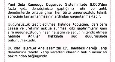 Tarım ve Orman Bakanlığı'ndan köftede tespit edilen domuz eti ile ilgili açıklama