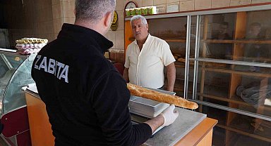 Zabıtadan ekmek fiyat tarifesi ve gramaj denetimi