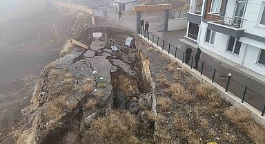 Ankara'da toprak kayması sonucu 10 katlı bina boşaltıldı