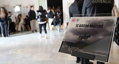Atatürk'ün vefatının 86'ncı yıl dönümünde, '10 Kasım Matemi' sergisine yoğun ilgi