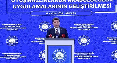 Bakan Tunç: "Arabuluculuğa önem vermeye devam edeceğiz"