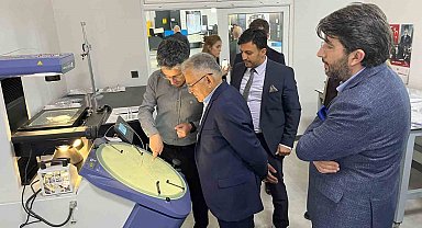 Başkan Büyükkılıç'tan TOMTAŞ Havacılık Tesisine ziyaret
