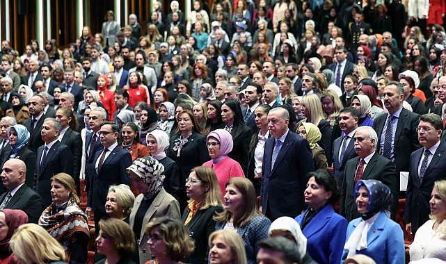 Cumhurbaşkanı Erdoğan: "Her türlü insan hakkı ihlalini görmezden gelenlerin meselesi asla kadınların hak ve hukuku, özgürlüğü olamaz"
