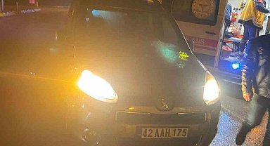 Ereğli'de hafif ticari aracın çarptığı yaya yaralandı