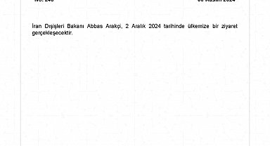 İran Dışişleri Bakanı Arakçi Türkiye'ye geliyor